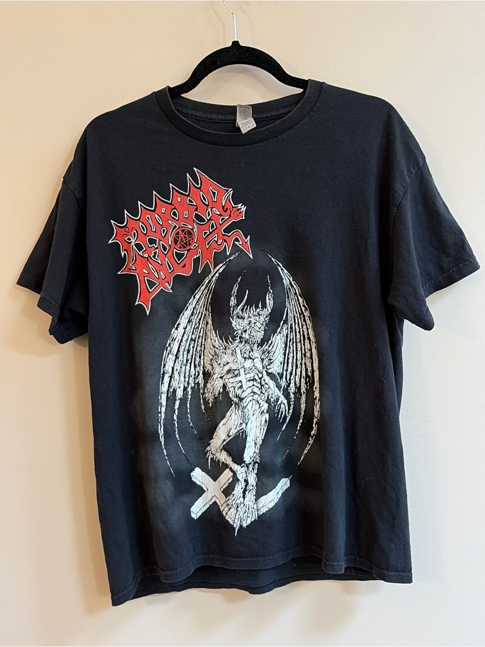 Morbid Angel Your God is Dead Gildan Heavy Cotton T-Shirt Graphic Band Tee Shirt
